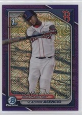 2024 Bowman Chrome Mega Box Purple Mojo Refractor /250 Vladimir Asencio 1co7