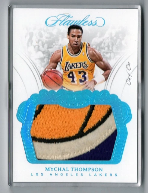 2017-18 Flawless MYCHAL THOMPSON GU Logo Patch 1/1
