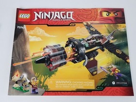 LEGO Ninjago 70747 Boulder Blaster Complete Jet Plane Cole Sleven Zugu Elements