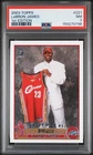 159279796 LeBron James 2003 Topps 1st Edition #221 Rookie RC PSA 7