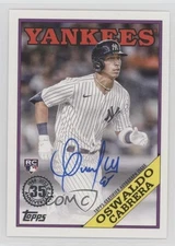 2023 Series 2 1988 Topps Baseball Oswaldo Cabrera #88BA-OSW Rookie Auto RC