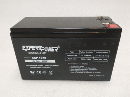 Used: 12V 7AH Sealed Lead Acid Rechargeable AGM Battery for Enduring 6-FM-7