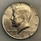 1982-P Kennedy Half Dollar - XF - Extremely Fine