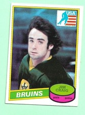 (1) USA DREAM TEAM OLYMPIC 1980-81 O-PEE-CHEE # 22 JIM CRAIG ROOKIE (N1770)