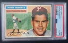 1956 Topps ROBIN ROBERTS #180 Gray Back  Graded PSA 6 EX-MT (2)  @D1