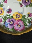 Vtg. Queen Anne #5216 Pansies Cup &  Saucer, Spring  Melody, Gold Trim,  Eng. — photo 5