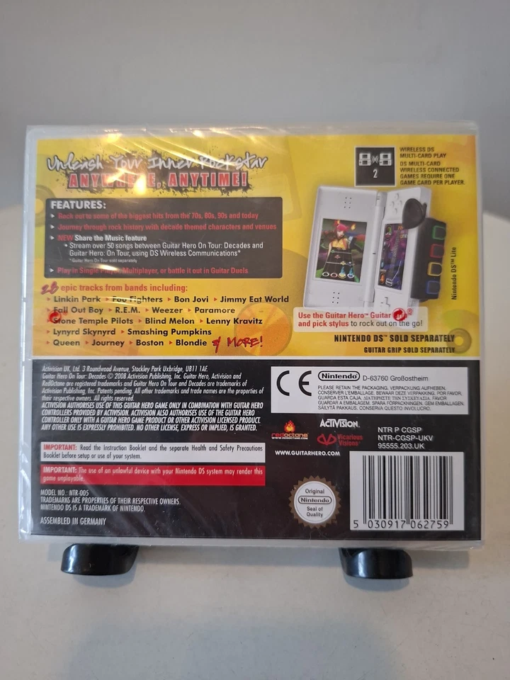 Nintendo DS - Guitar Hero On Tour Decades - UKV - Neuf Sous Blister - Photo 2/3