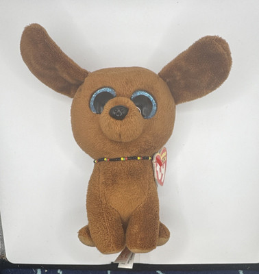 Ty Beanie Boos Dougie Brown Dog Plush, Ages 3 and Up, 3-4, 4-7, 8-11 Years