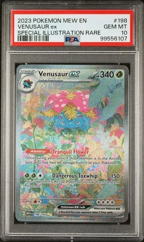 Pokemon Venusaur ex 151 Special Illustration Rare #198 PSA 10