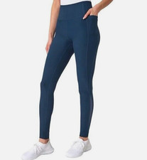 Mondetta Women's High Waisted Active Legging, Navy S/CH