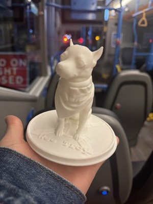 Individuelle 3D-gedruckte Haustierfigur, Büste aus Ihren Fotos | Personalisierte Statue