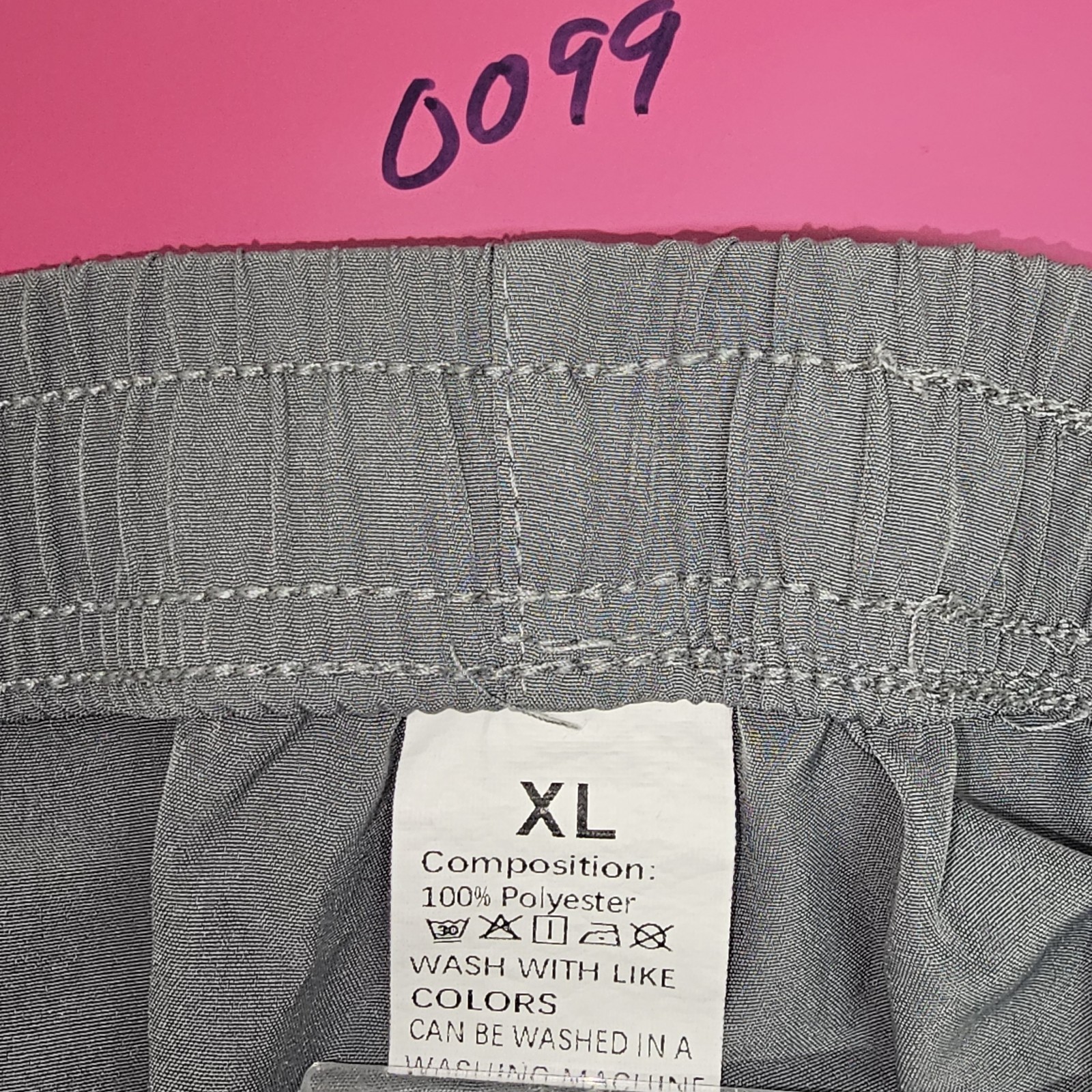 TechTraining Gray Active Pants Zip Pockets Drawst… - image 12