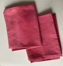 Debenhams Two Pillowcases orange pink red 