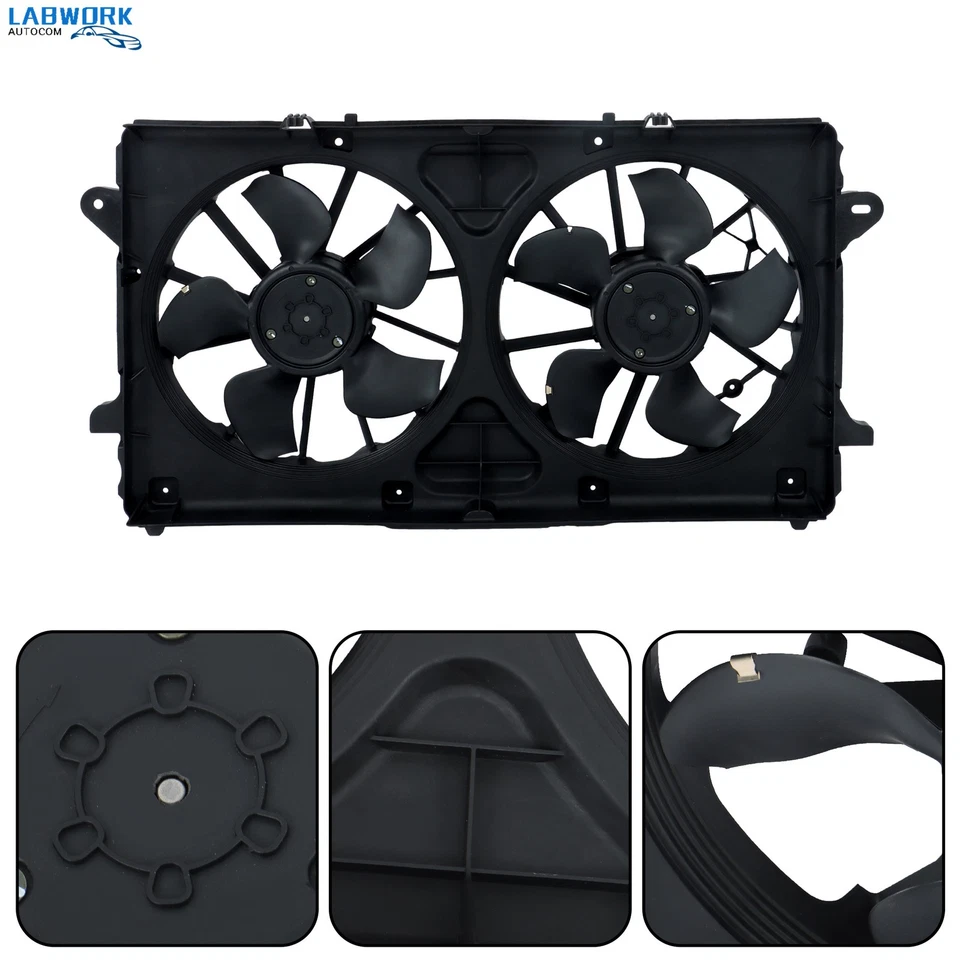 Fit For GMC Yukon XL 2021 2022-2023 86778035 A/C Condenser Cooling Fan 84580367 - Image 3 of 4