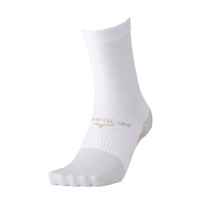 MIZUNO Zero Glide Neo short socks (Regular) White P2MXC54101 Made