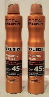Lot of 2 L'Oreal Men Expert Thermic Resist Extreme Deodorant XXL