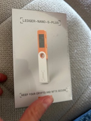 Ledger Nano S Plus BTC Orange   Hardware Wallet   NEU OVP versiegelt