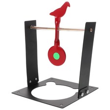  1 ensemble de cibles d'oiseaux en métal robuste avec Base, cible d'entraînement