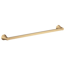 Moen YB0724BZG Single 24-Inch Towel Bar in Bronzed Gold Finish