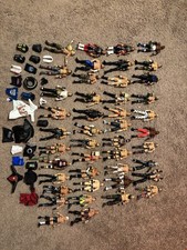 WWE Mattel Elite Lot of 44 Wrestling Action Figures WWF TNA Wcw