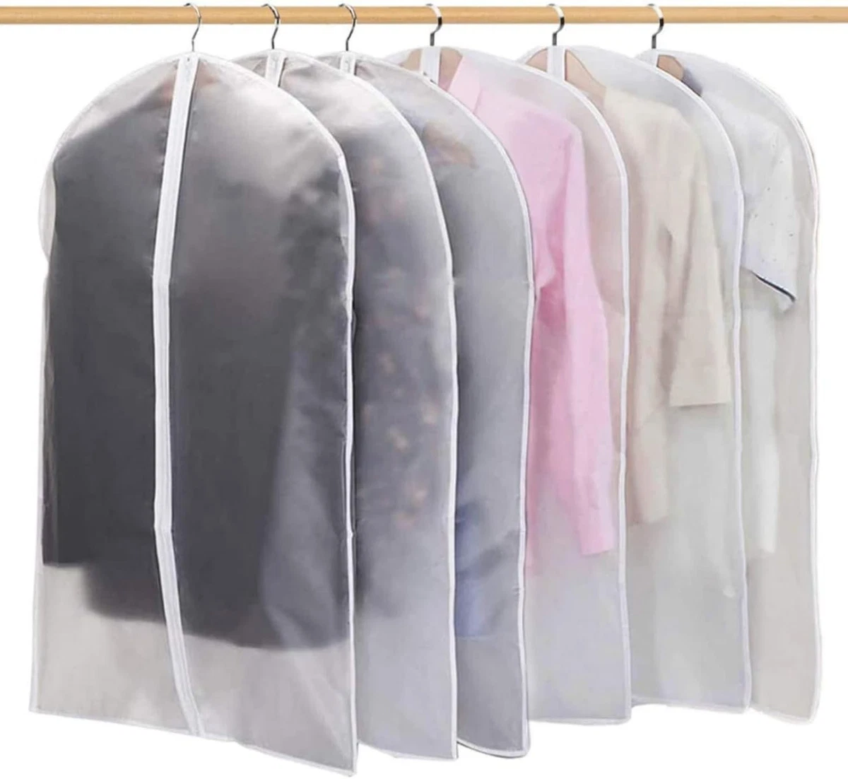 Copriabiti Con Cerniera, Confezione Da 6 Sacchetti Porta