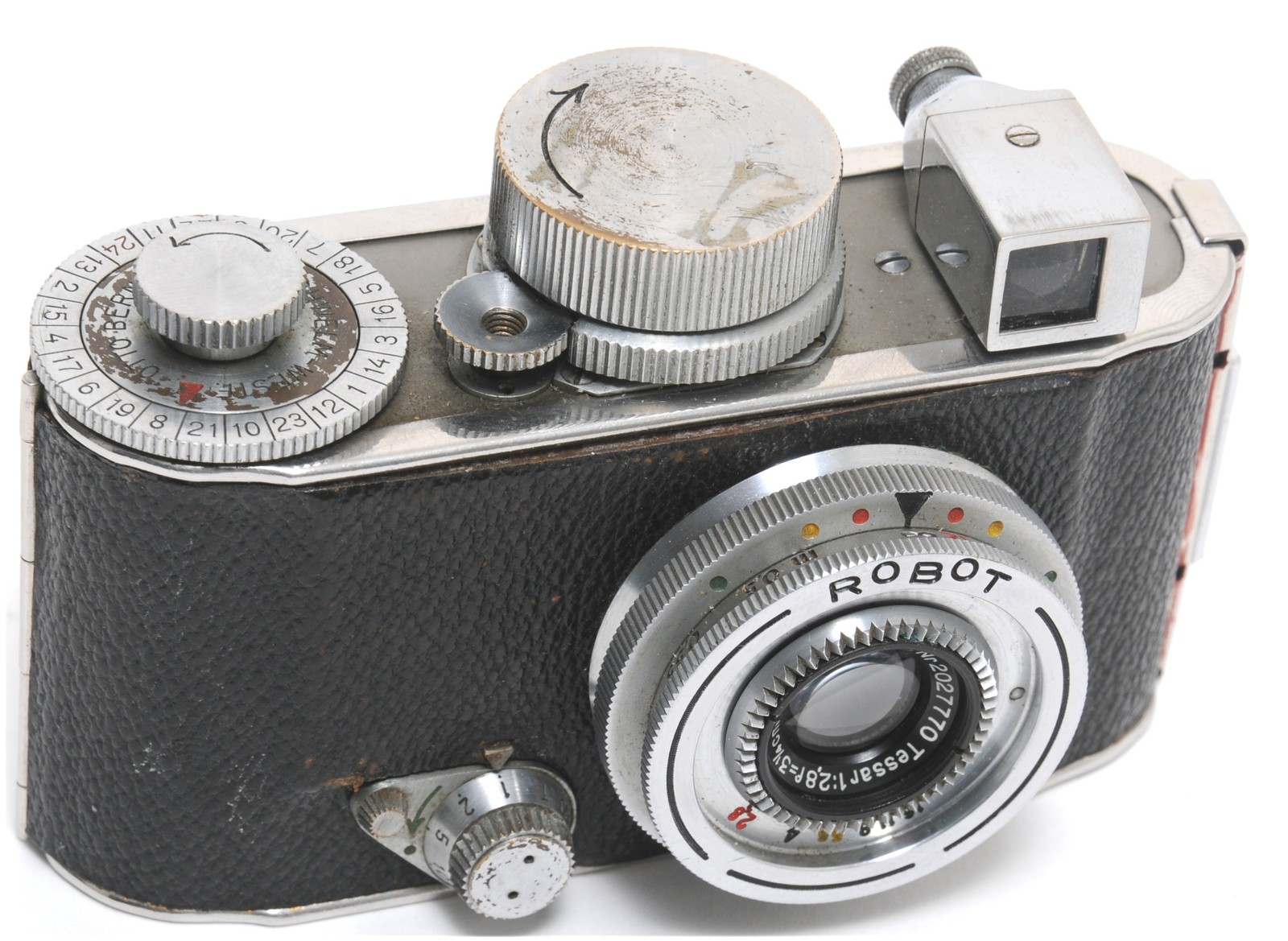 @ Cámara visor ROBOT I 35mm vintage con Zeiss Jena Tessar 2,8/3cm FUNCIONA