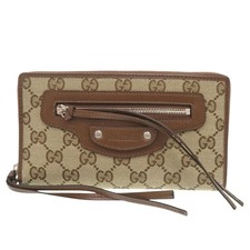 AUTHENTIC GUCCI 681710 The Hacker Project Neo Classic Balenciaga long wallet