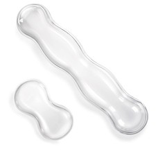 Gel Wrist Rest For Keyboard Clear Anti Slip Mouse Pad Set Ergonomic Silicone