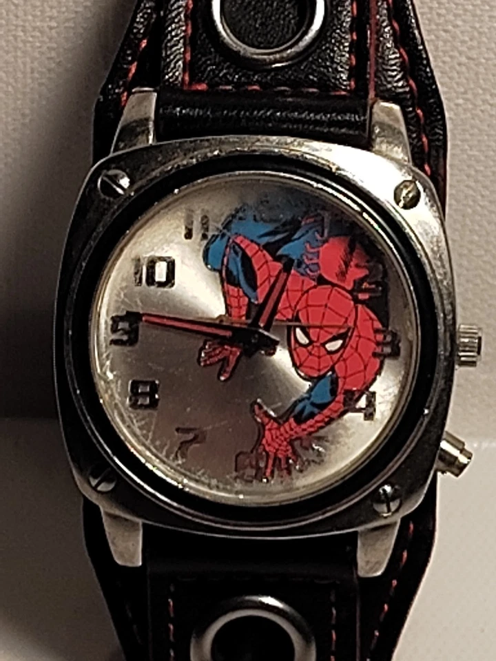 Rare Vintage Marvel The Amazing Spider-Man Wristwatch S/N. SPM AQ16031 Japan Mov - Image 2 of 4