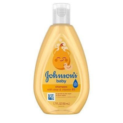 Johnson's Baby Shampoo with Gentle Tear Free Formula, 1.7 Fl Oz (Pack of 1) 