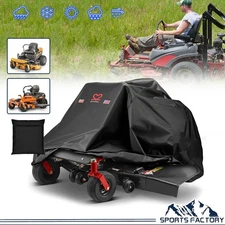60" Heavy Duty Riding Lawn Mower Cover Zero Turn Tractor Waterproof UV Protector