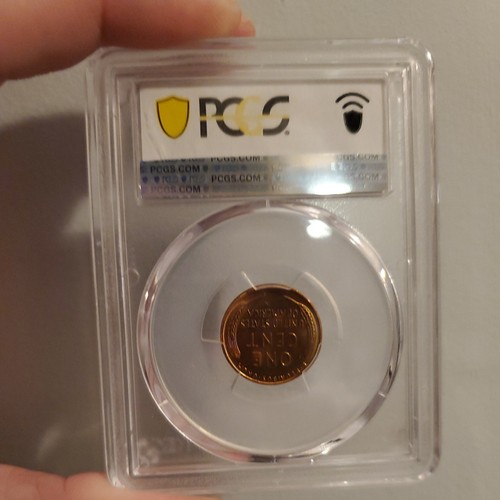 1957-D Lincoln Wheat Cent Ms66RB Pcgs Monster Toner Toned Us Coin Copper - Picture 3 of 4