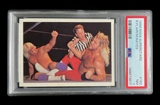 1988 nwa wrestling superstars #162 ric flair; hayes in figure 4 leg-lock PSA 7