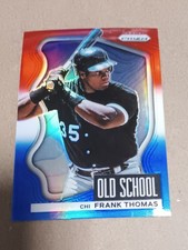 Frank Thomas 2022 Panini Prizm Old School Red, White And Blue Prizm #OS-3