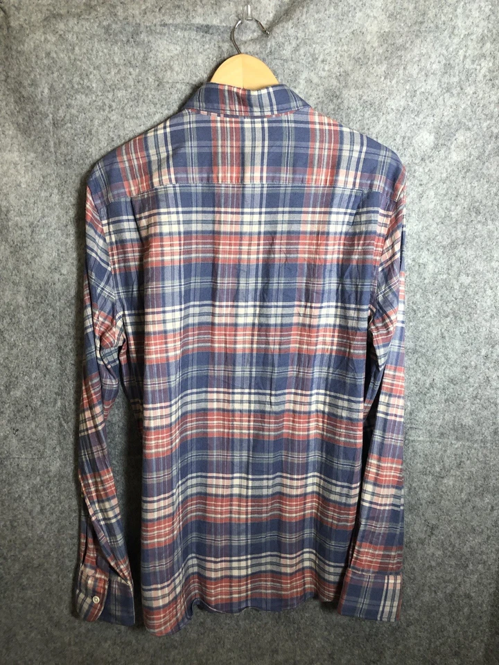 Camisa Faherty Para Hombres Mediana A Cuadros Todos los Tiempos Franela Elastizada Senderismo Camping Clásica Foto 4 de 4