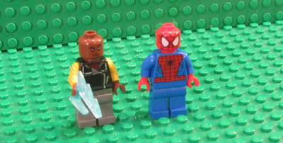 Lot 2 LEGO Super Heroes Marvel  Minifigures The Shocker + Spider-Man KK46