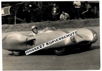 Foto Motorsport AWE Herold Edgar Barth WM-Lauf Solitude 1956 orig. TOP 0857