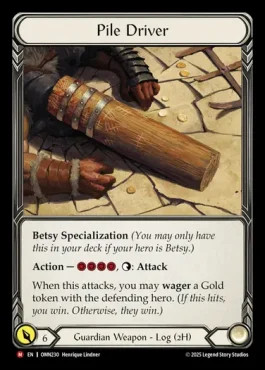 Flesh and Blood - Pile Driver - Omens of the Third Age - MINT/NMINT - FR