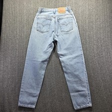 Vintage Levis 550 Jeans Womens 10 Light Wash Blue Relaxed Tapered High Rise 90s