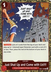 Just Shut Up and Come with Us!!!! (Pirate Foil) EB01-009 Premium Booster -The Best- Vol. 2