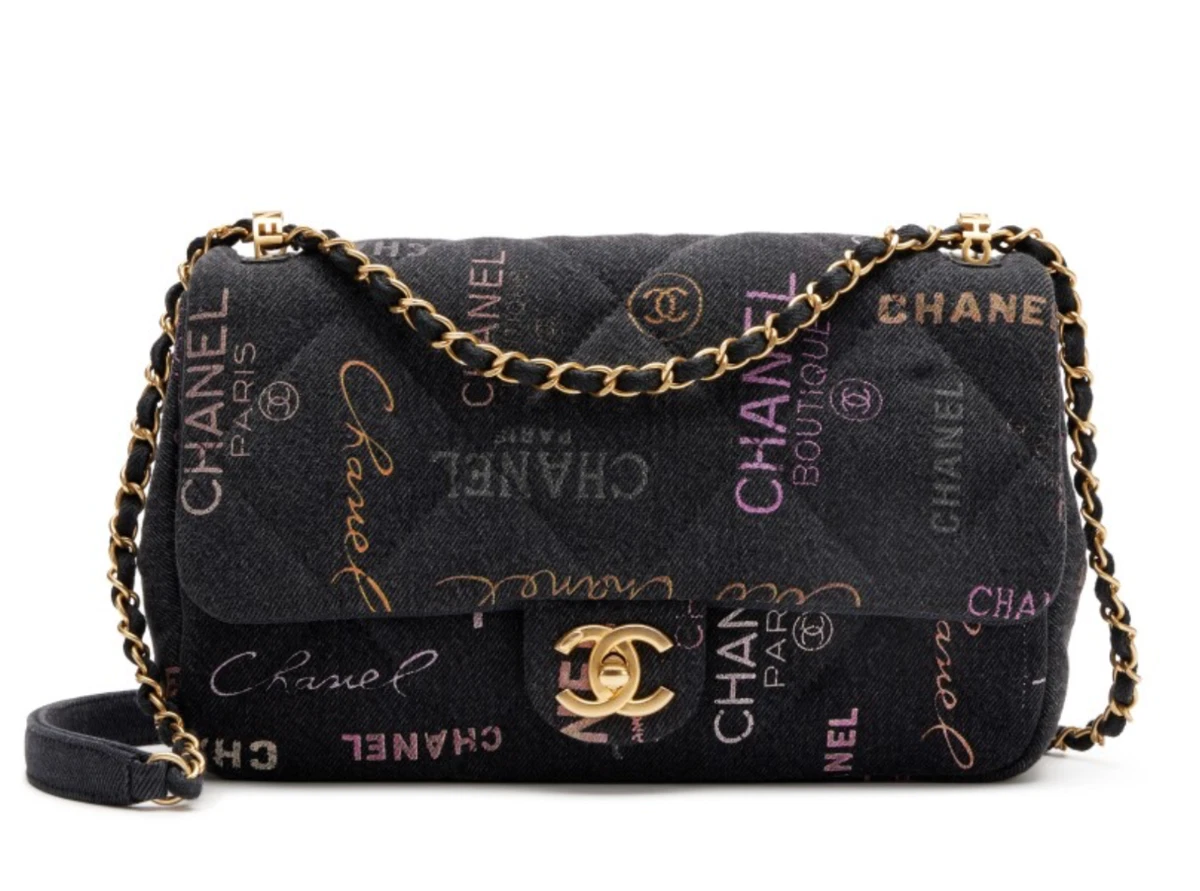 CHANEL Denim Exterior Shoulder Bags for Women for sale | eBay