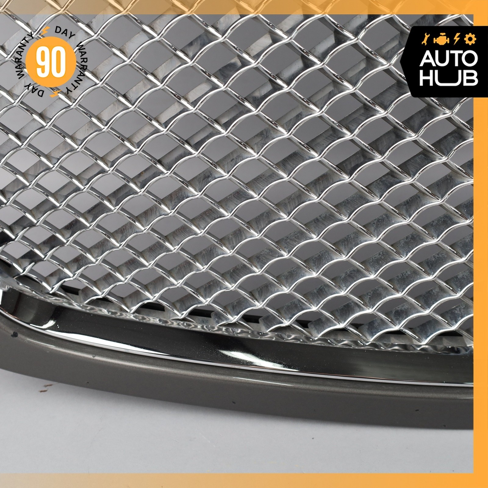 Bentley Continental GTC GT Hood Radiator Grille Grill w/ Brackets Gray OEM 43k