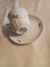 Christineholm Kaffeetasse + Unterteller „Rosé“ / Melaing – skandinavisches...