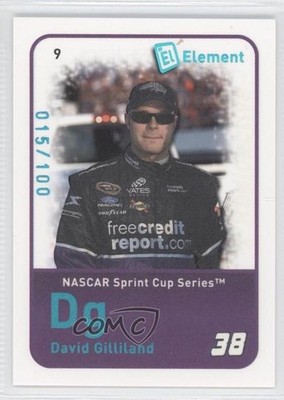 2009 Wheels Element Radioactive 15/100 David Gilliland #9 1s8
