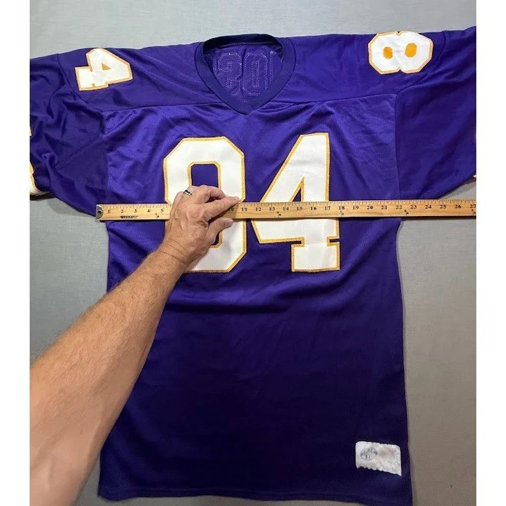 Minnesota Vikings Randy Moss #84 Venus Jersey Men's XL Purple Promo Rare - Image 4 of 4