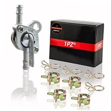  M2W-001 In-Line Gas Fuel Shut Off Petcock fits 6mm 1/4" or 3/16" ID Hose Fuel 