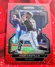 2022 Panini Prizm Tier II Red Mojo Prizm /149 Ivan Castillo #193 Rookie RC