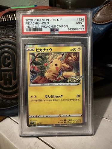 Pikachu - 124/S-P 124/S-P S-P: Sword & Shield Promos Regular (Japanese) PSA 9