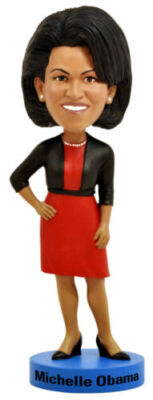 Royal Bobbles Erste Damen Michelle Obama s2 Wackelkopf Figur 010658