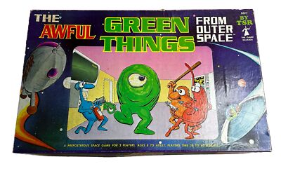 1980 The Awful Green Things From Outer Space Board Game By TSR